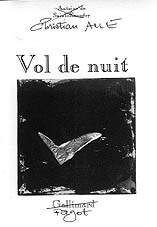 Caviardage Aléatoire ? Vol de Nuit, Christian Alle, carte postale caviardée