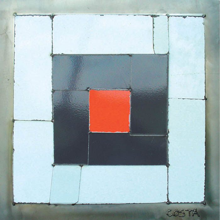 panneaux émaillés sur tôle 65,5 x  65,5 cm