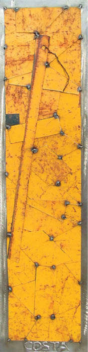 panneaux peints sur tôle 80 x 20 cm