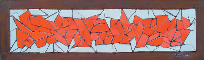panneaux signalétiques émaillés sur tôle 45 x 150 cm