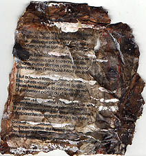 Papier imprimé, action de Jacques Rouby