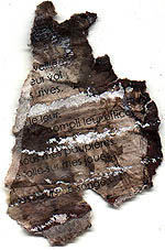 Papier imprimé, action de Jacques Rouby