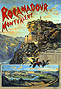 Affiche des CHemins de Fer : Rocamadour et Montvalent